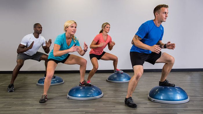 Physical fitness routines for increasing flexibility and balance